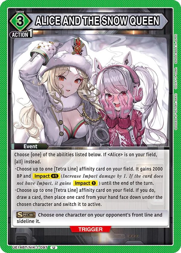 ALICE AND THE SNOW QUEEN (UE14BT/NIK-1-097) (UE14BT)