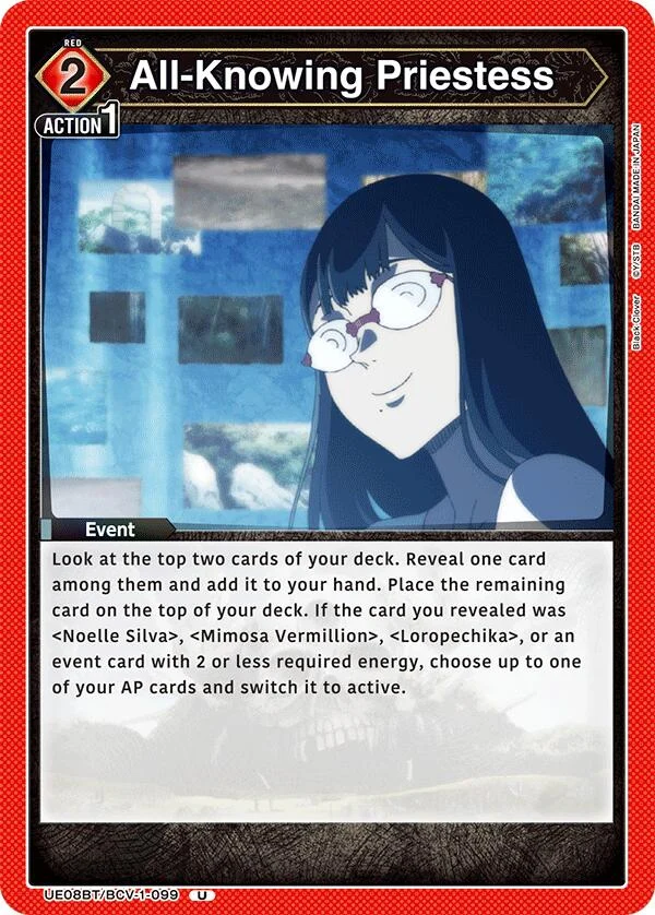 All-Knowing Priestess (UE08BT/BCV-1-099) (UE08BT)