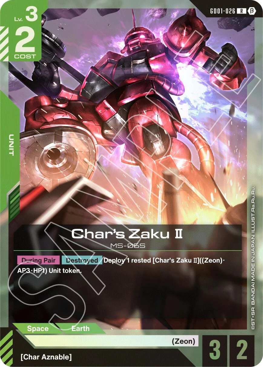 Char's Zaku II (GD01-026) (GD01_b)