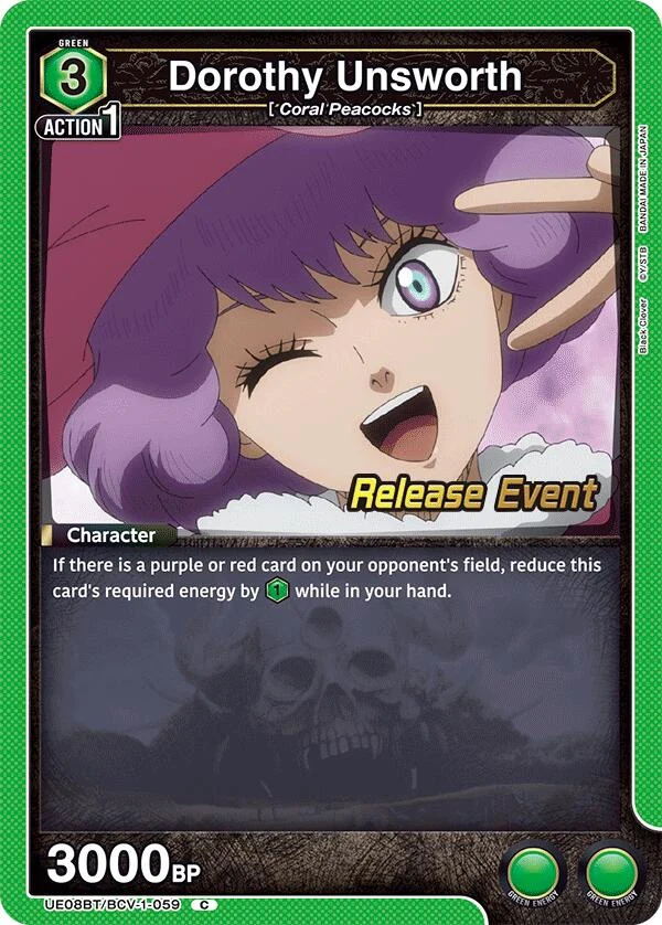 Dorothy Unsworth (UE08BT/BCV-1-059) (UE08BT_RE)