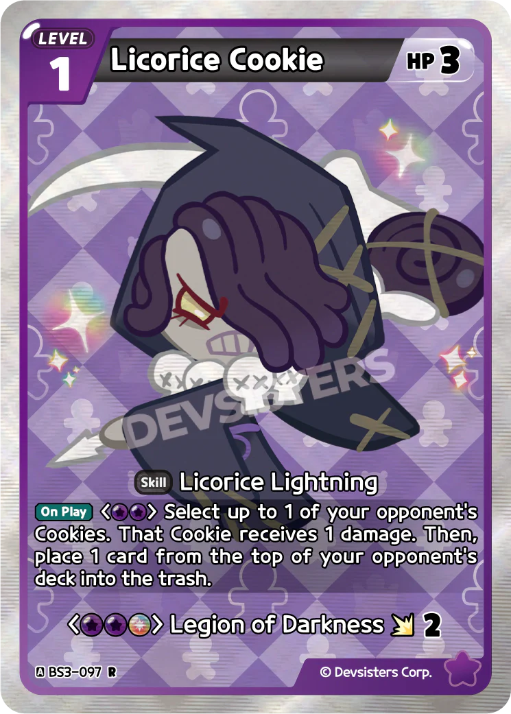 Licorice Cookie BS3-097