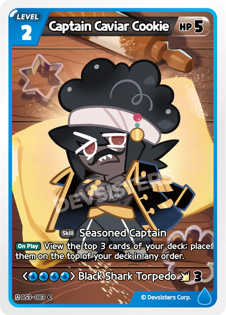 Captain Caviar Cookie BS3-083