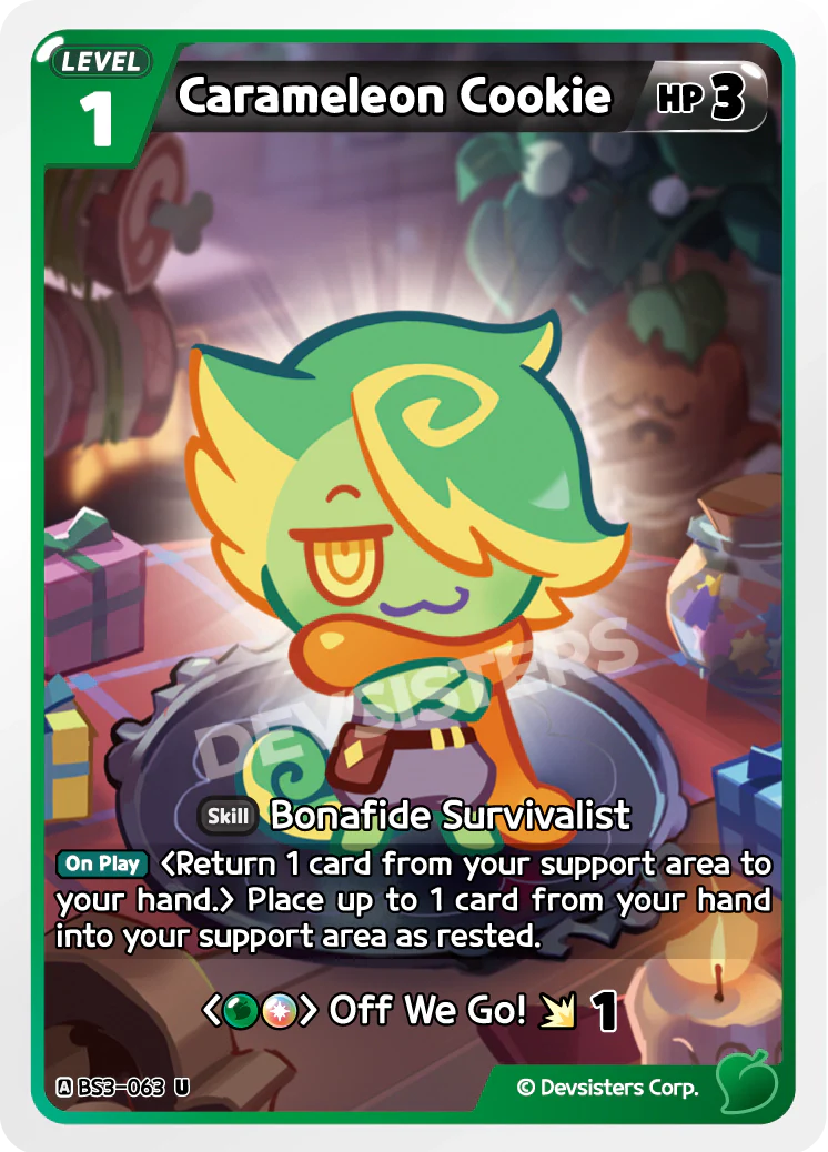 Carameleon Cookie BS3-063
