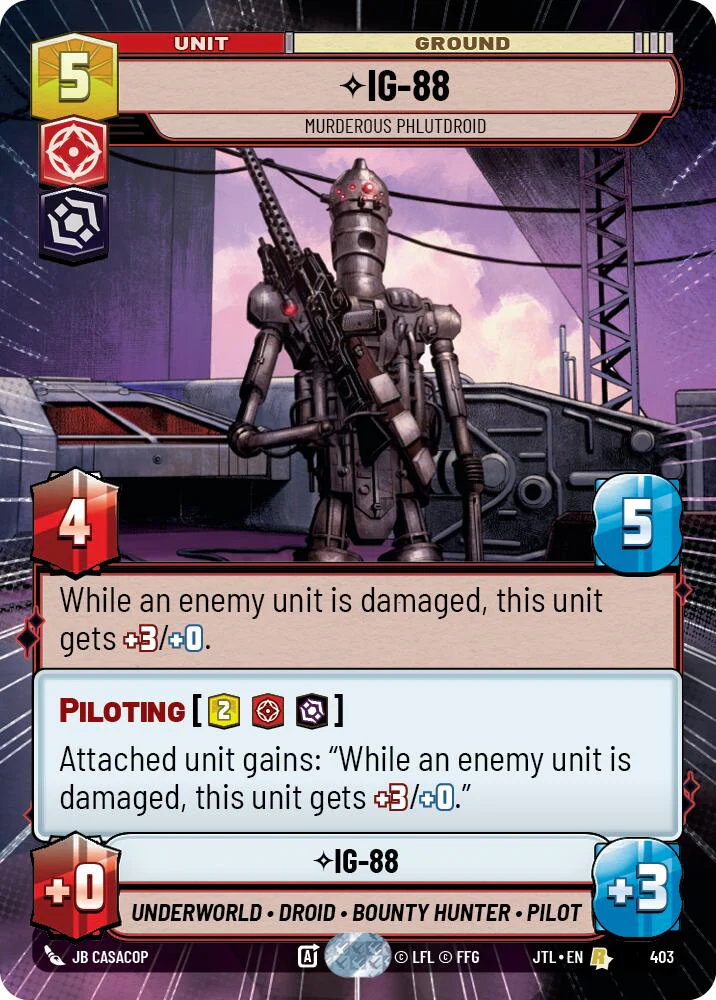 IG-88 - Murderous Phlutdroid (403) (Hyperspace) (403) [Jump to Lightspeed]