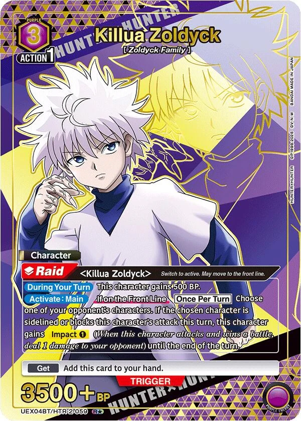 Killua Zoldyck (059) (R*) (UEX04BT/HTR-2-059) (UEX04BT)