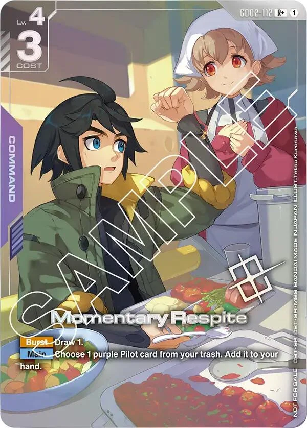 Momentary Respite (Store Tournament Winner Pack 02) (GD02-112) (GCG-PR)