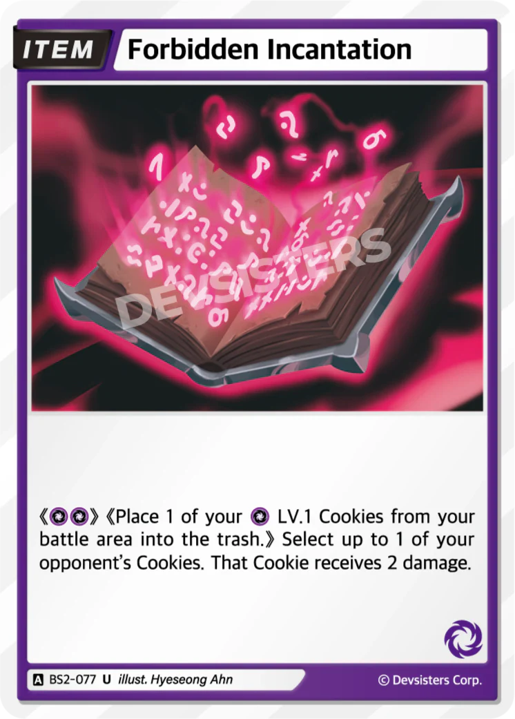 Forbidden Incantation BS2-077
