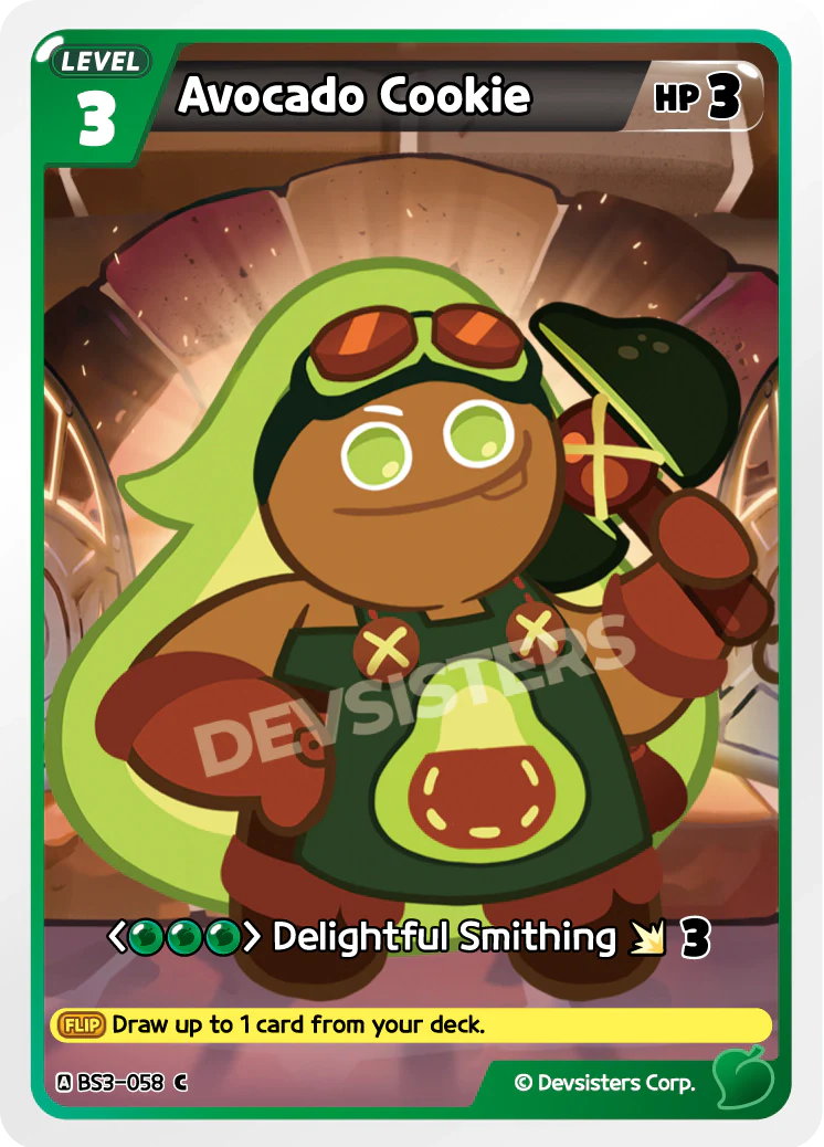 Avocado Cookie BS3-058
