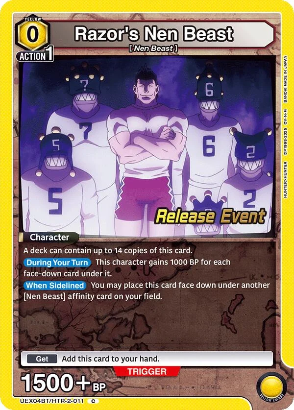 Razor's Nen Beast (UEX04BT/HTR-2-011) (UEX04BT_RE)