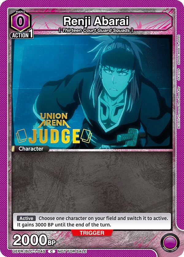 Renji Abarai (045) (Judge Pack) (UEPR/BLC-1-045) (UEPR)