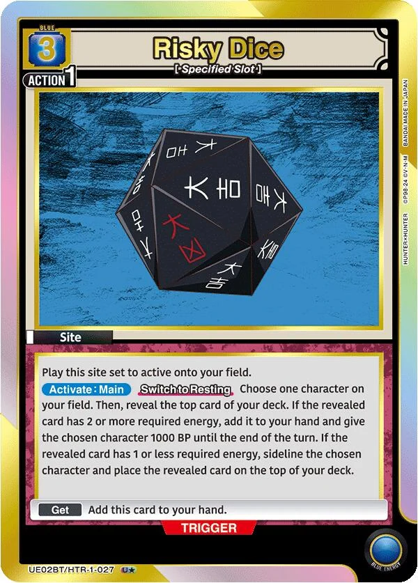Risky Dice (027) (U*) (UE02BT/HTR-1-027) (UE02BT)