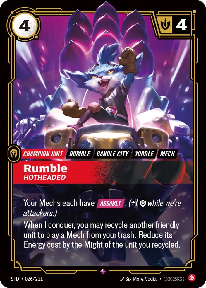 Rumble - Hotheaded (026/221) (SPF)