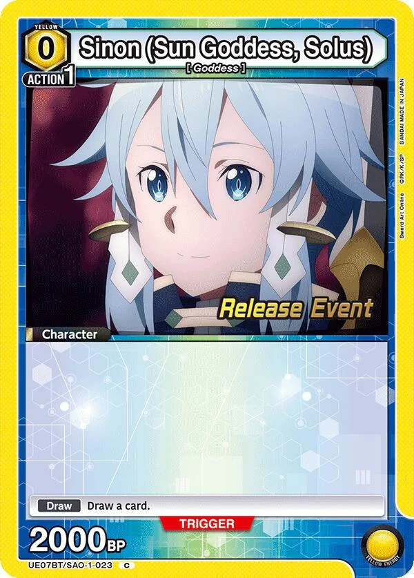 Sinon (Sun Goddess, Solus) (023) (UE07BT/SAO-1-023) (UE07BT_RE)