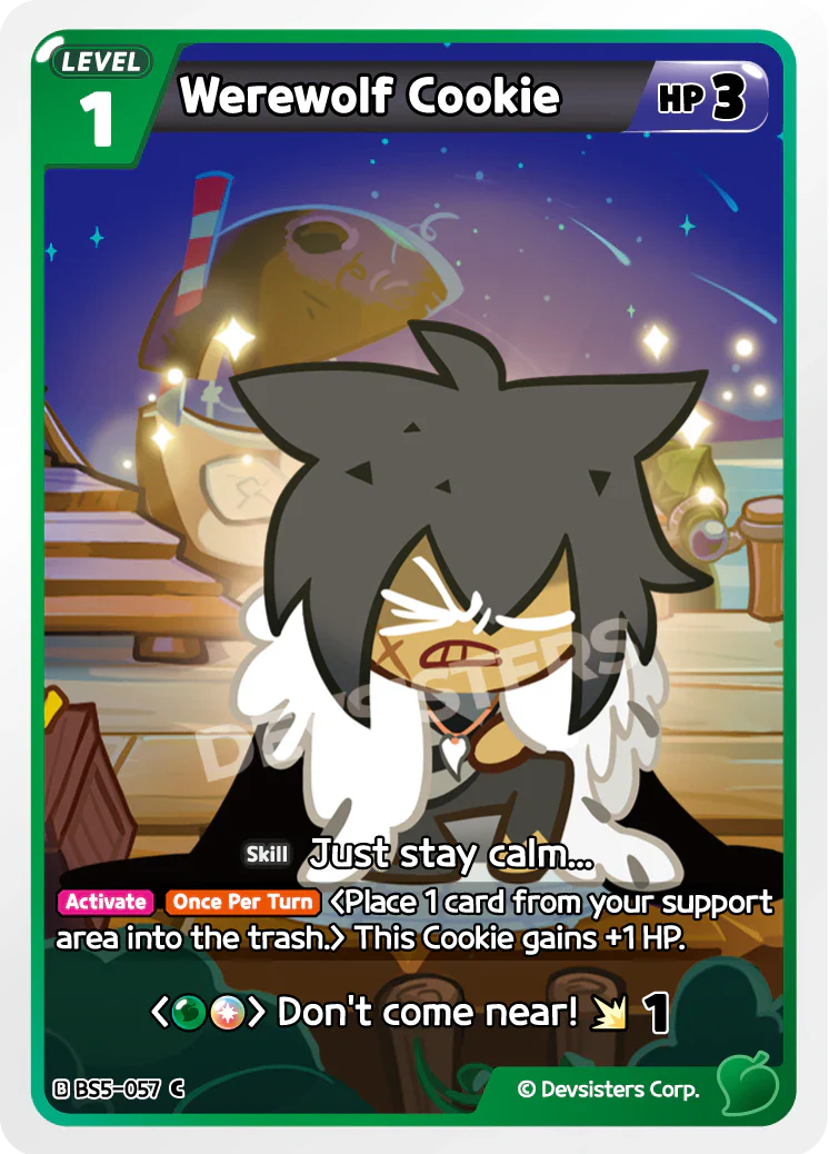 Werewolf Cookie BS5-057