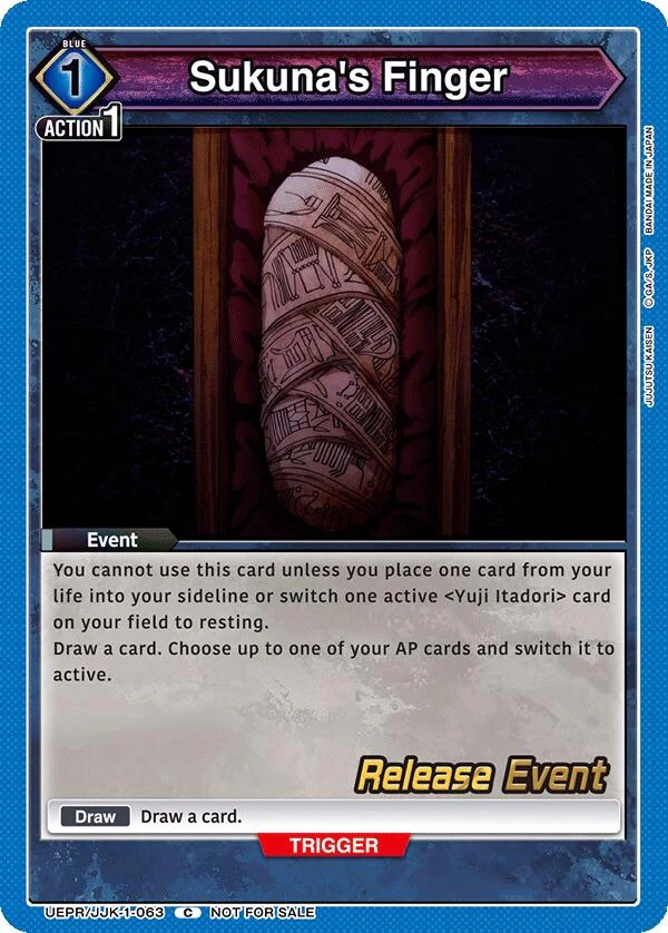 Sukuna's Finger (UEPR/JJK-1-063) (UE03BT_RE)