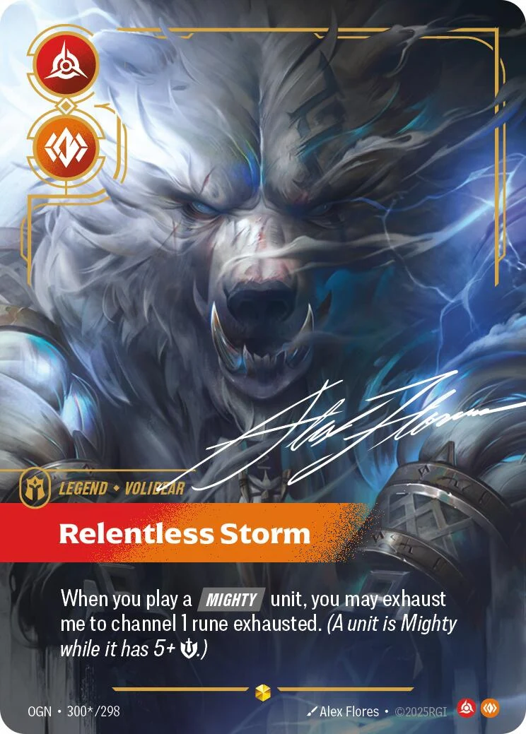 Volibear - Relentless Storm (Signature) (300*/298) (OGN)