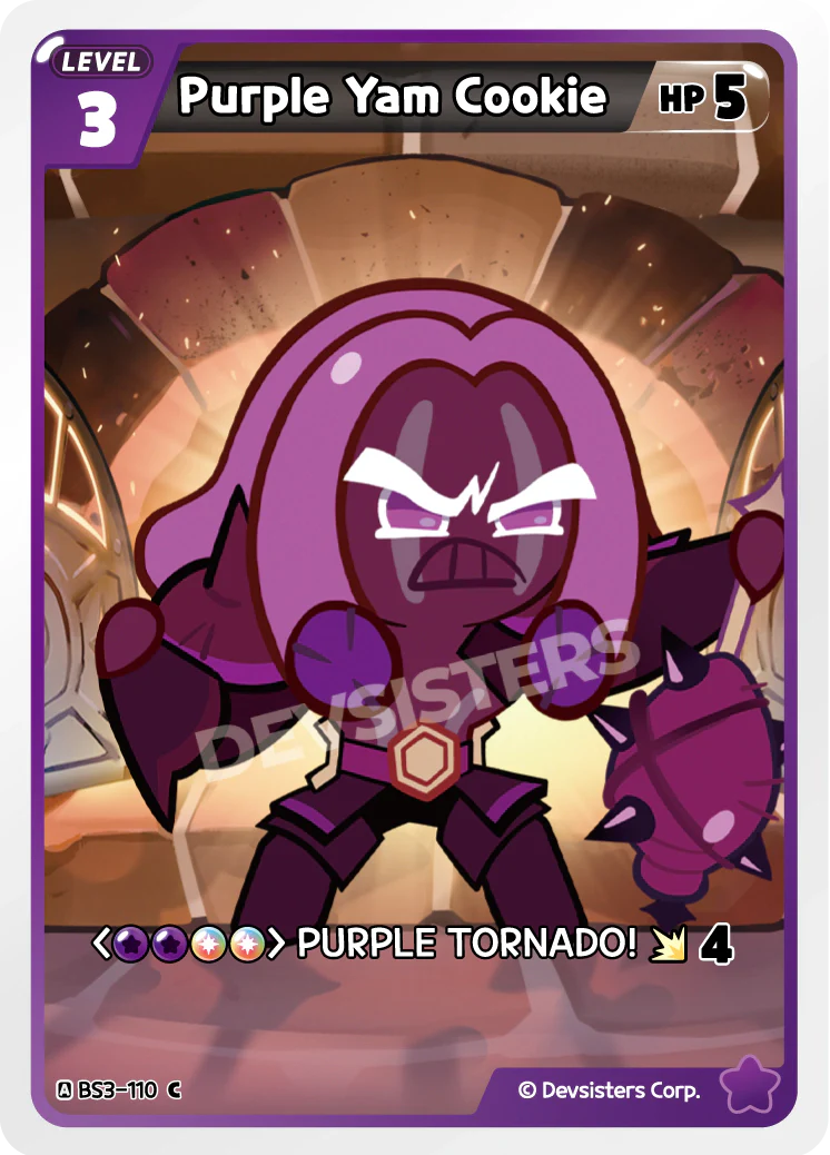 Purple Yam Cookie BS3-110